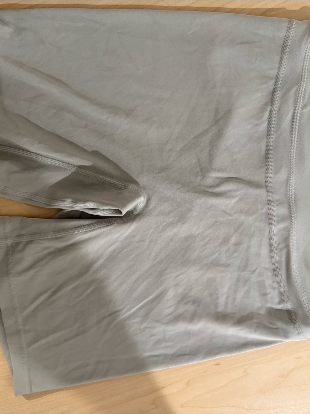 Women’s High-Waist Performance Shorts - Light Gray